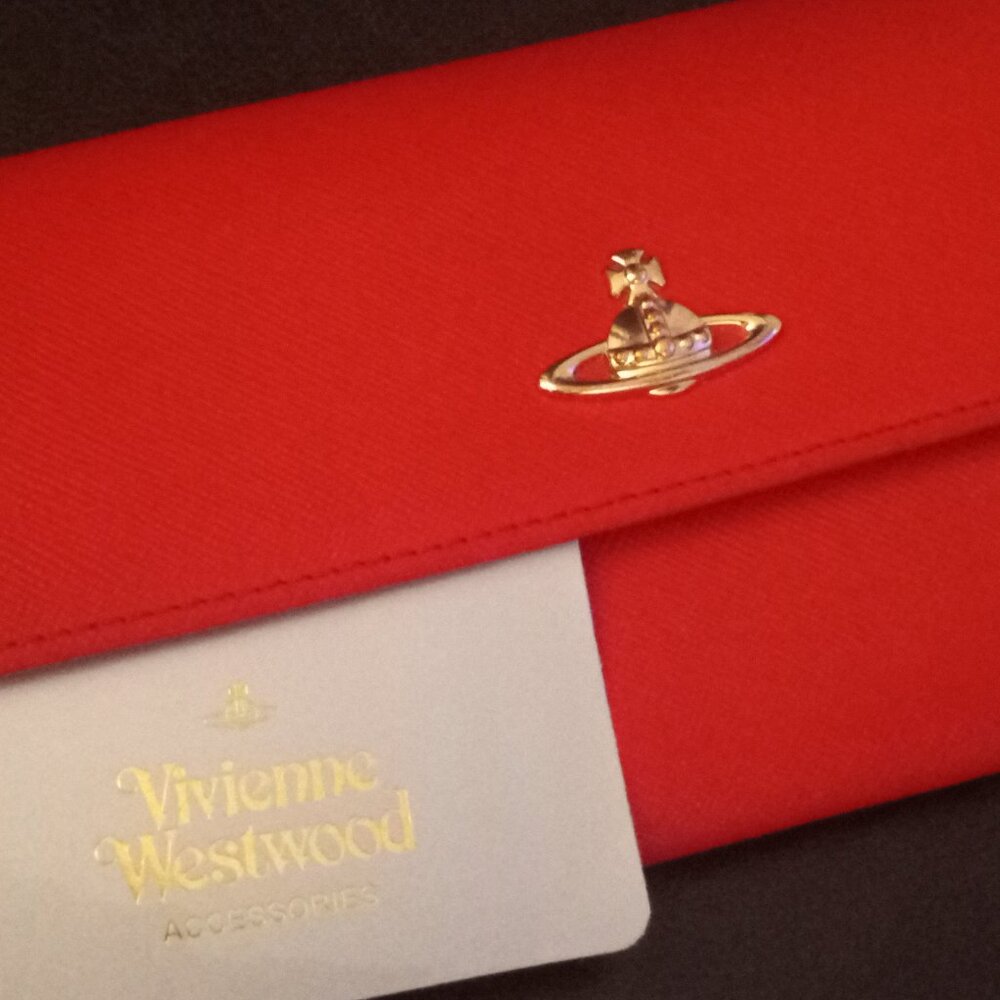 Vivienne Westwood Red Leather Wallet